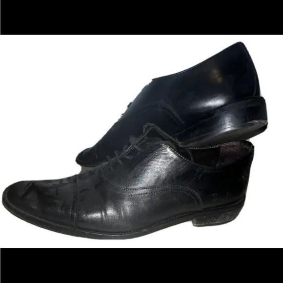 Chaussures Oxford Homme To Boot New York – Cuir Noir – Derrick – Pointure 10.5 – Occasion